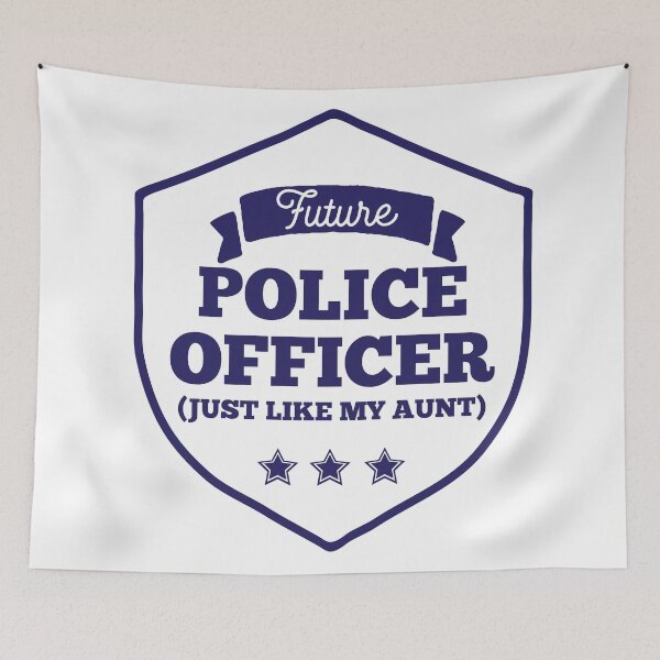 Item preview, Future Police Officer Just Like My Aunt designed and sold by teesaurus.