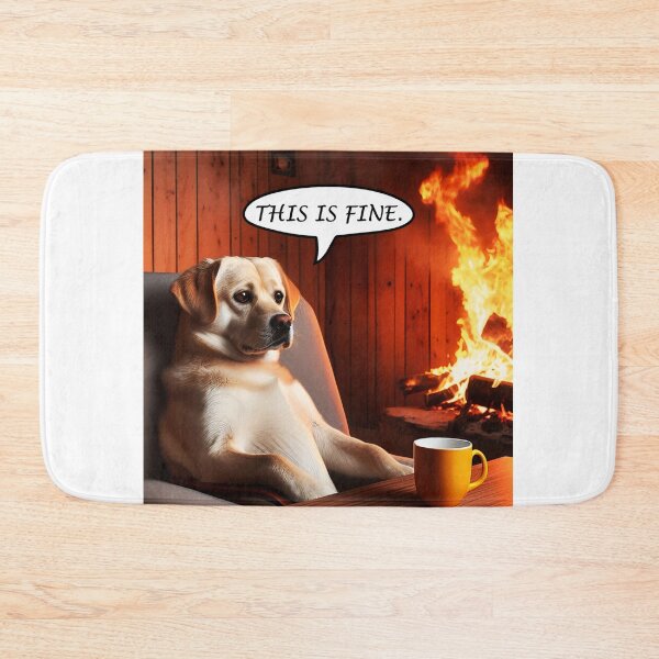 Item preview, THIS IS FINE designed and sold by That Store With the Fun Stuff.