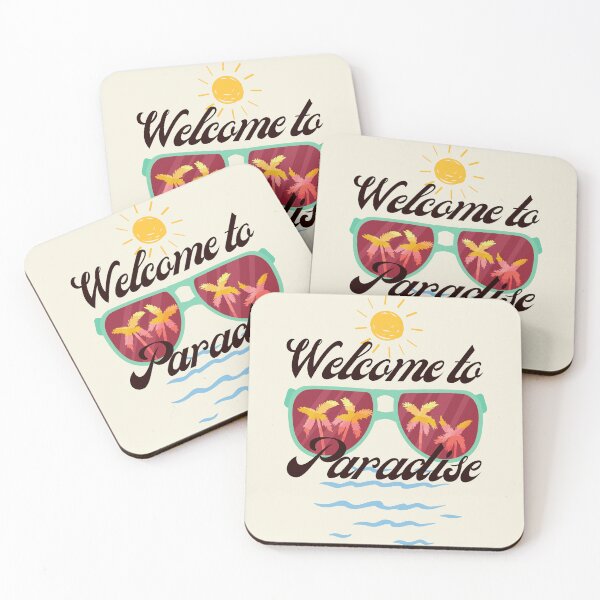 Item preview, Welcome to Paradise - Life quote design designed and sold by TheArtistOf2022.