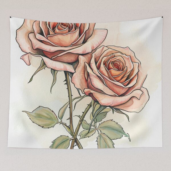 Item preview, Duet of Dawn: Twin Roses in Bloom designed and sold by dungeonwarriors.