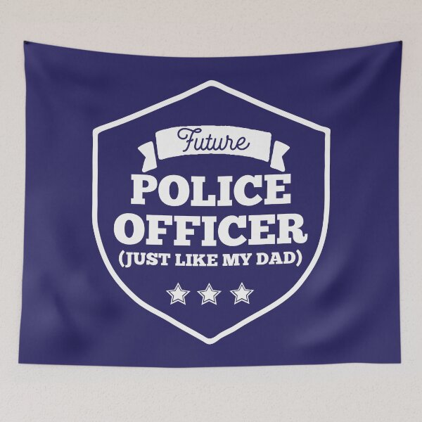 Item preview, Future Police Officer Just Like My Dad designed and sold by teesaurus.