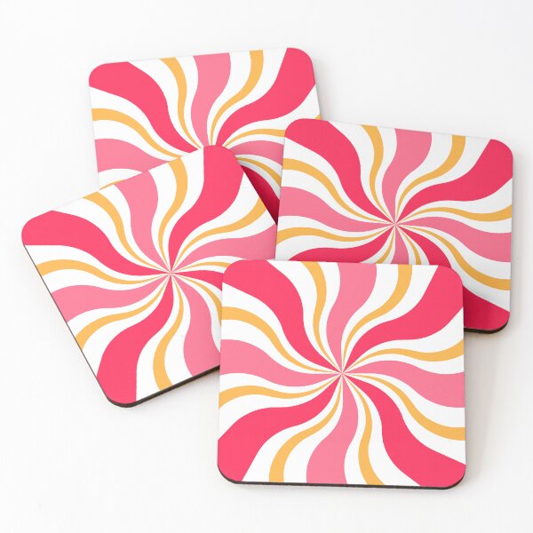 Item preview, Red, Pink And Yellow Wavy Pattern designed and sold by Tiffany Mallow.