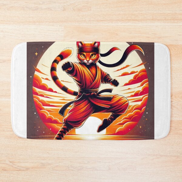 Item preview, Ninja cat at sunset designed and sold by T2-jn.