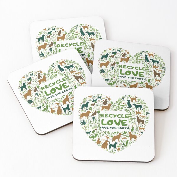 Item preview, Recycle Love, Save the Earth designed and sold by NoManDesign.