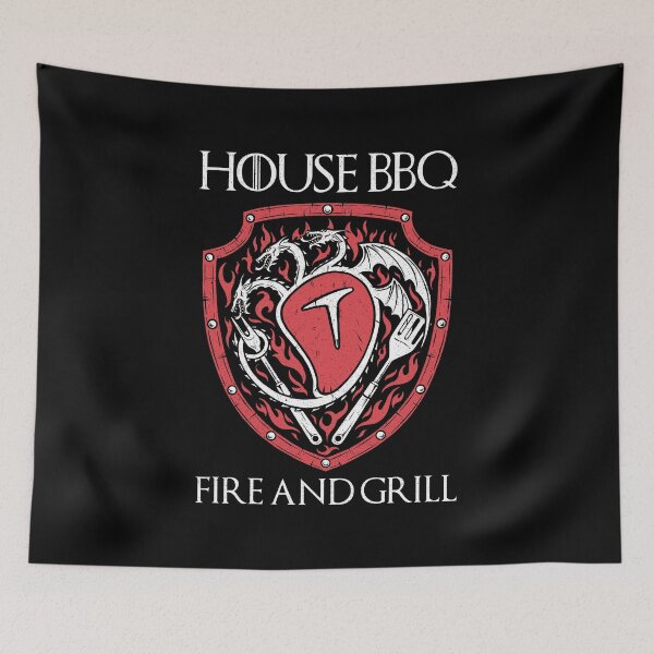 Item preview, House BBQ - Medieval Food Parody designed and sold by Studio Mootant.