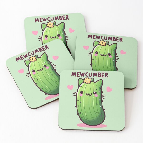 Item preview, Cucumber Cat designed and sold by Vkinsify.