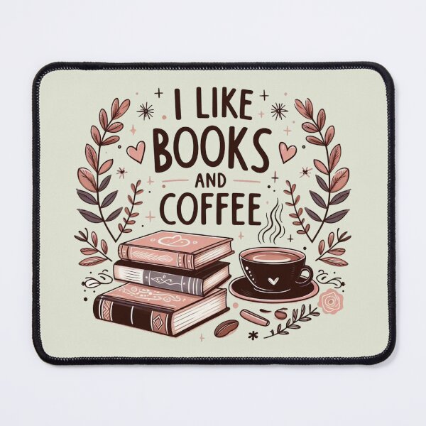 Item preview, I like books and coffee designed and sold by Vkinsify.