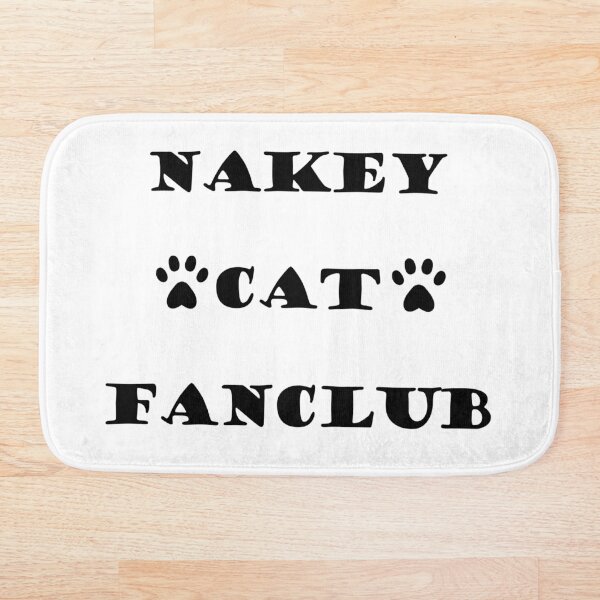 Artikelvorschau, Nakey Cat Fanclub schwarz entworfen und verkauft von OrangesAndFun.
