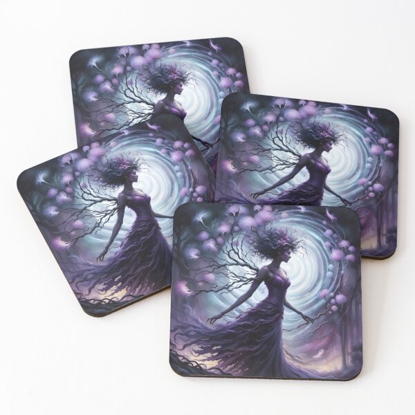 Item preview, Purple Plume Tree Fairy - Through the Fairy Portal designed and sold by Bright-Moonrise.