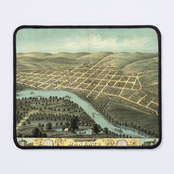 Item preview, Mankato, Minnesota (1870) designed and sold by allhistory.