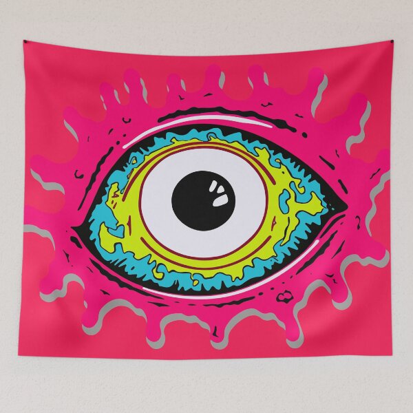 Item preview, Trippy Acid LSD Colorful Vibrant Psychedelic Eye designed and sold by PrintShangri-La.