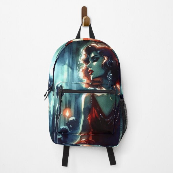Item preview, Neo Noir Vintage Jazz Club Singer [Watercolor] designed and sold by RESToRAPTOR.