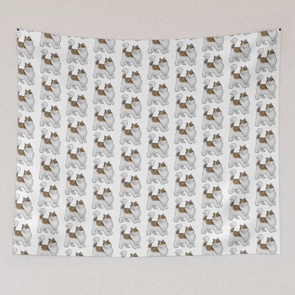 Item preview, Cat - Turkish Angora - Calico designed and sold by Jennifer Stolzer.
