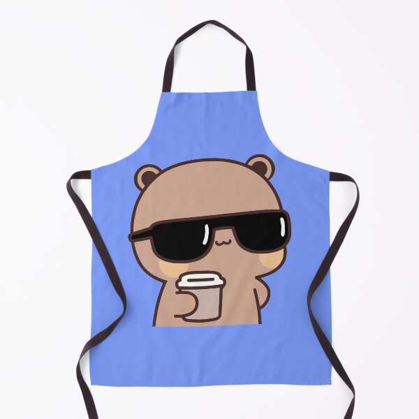 Item preview, DuDu Bear in his sunglasses holding coffee drink designed and sold by Pandety.