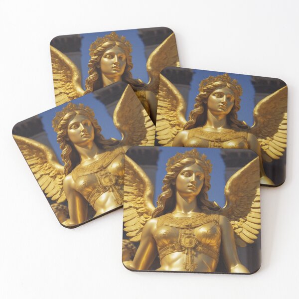 Item preview, Golden Angel Statue designed and sold by Bunmigraphics .