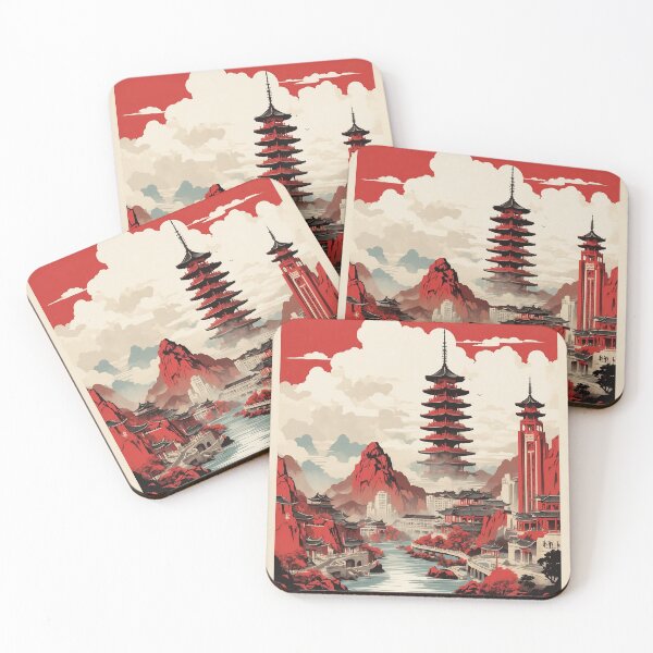 Item preview, Anqing China Vintage Poster Tourism  designed and sold by TravelersGems.