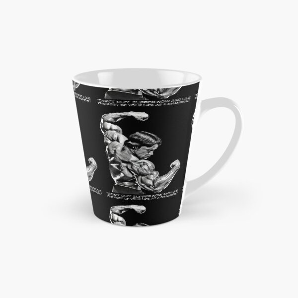 Item preview, Stoic Quote "Don't quit. Suffer now and live the rest of your life as a champion." Muhammad Ali. Arnold Schwarzenegger Fan art designed and sold by HuzaifaNaveedh.