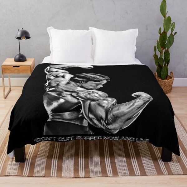 Item preview, Stoic Quote "Don't quit. Suffer now and live the rest of your life as a champion." Muhammad Ali. Arnold Schwarzenegger Fan art designed and sold by HuzaifaNaveedh.