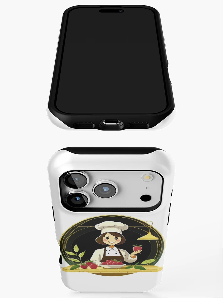 Thumbnail 3 of 4, iPhone Case, Smiling Raspberry Chef designed and sold by omerfdln34.