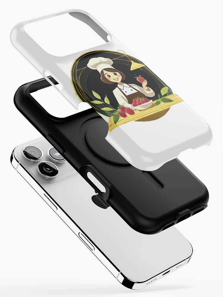 Thumbnail 2 of 4, iPhone Case, Smiling Raspberry Chef designed and sold by omerfdln34.