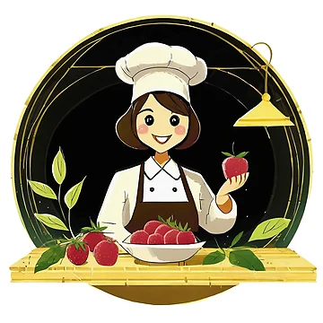 Artwork thumbnail, Smiling Raspberry Chef by omerfdln34