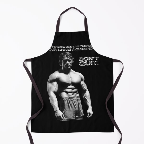 Item preview, Stoic Quote "Don't quit. Suffer now and live the rest of your life as a champion." Muhammad Ali. Arnold Schwarzenegger Fan art designed and sold by HuzaifaNaveedh.