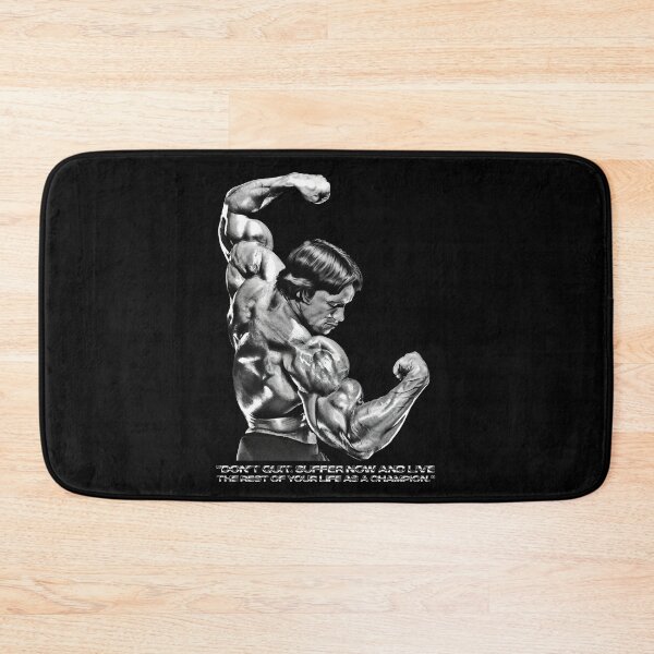 Item preview, Stoic Quote "Don't quit. Suffer now and live the rest of your life as a champion." Muhammad Ali. Arnold Schwarzenegger Fan art designed and sold by HuzaifaNaveedh.