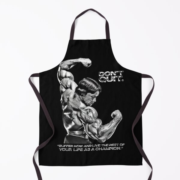 Item preview, Stoic Quote "Don't quit. Suffer now and live the rest of your life as a champion." Muhammad Ali. Arnold Schwarzenegger Fan art designed and sold by HuzaifaNaveedh.