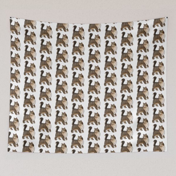Item preview, Cat - Turkish Angora - Tabby designed and sold by Jennifer Stolzer.