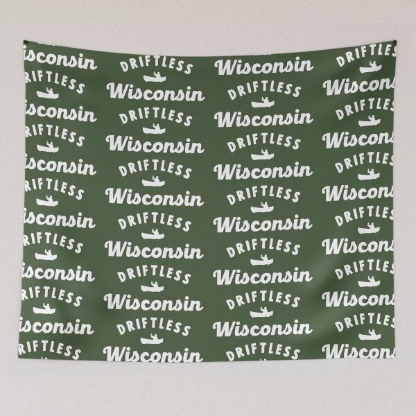 Item preview, Driftless Wisconsin Text Logo — White designed and sold by DriftlessWI.
