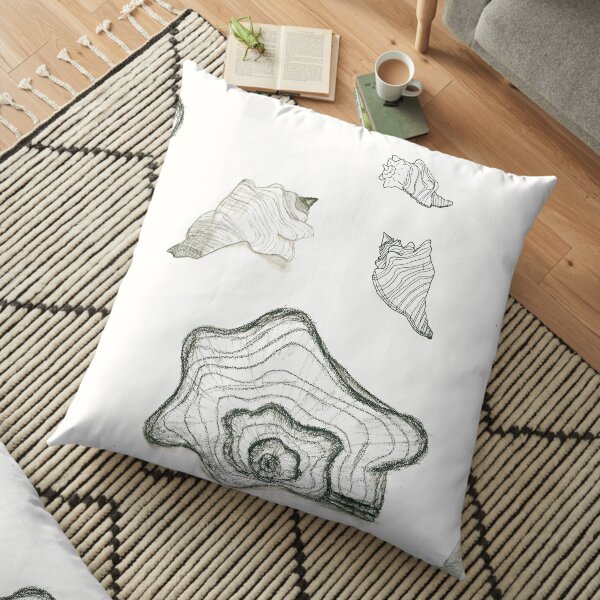 coquillages Coussin de sol
