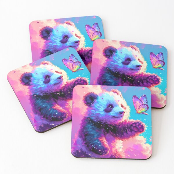 Item preview,   Panda Chasing rainbow  Butterfly   designed and sold by Unimpressed   Panda.