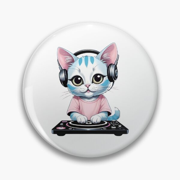Item preview, Adorable DJ Cat designed and sold by FurryAffection.