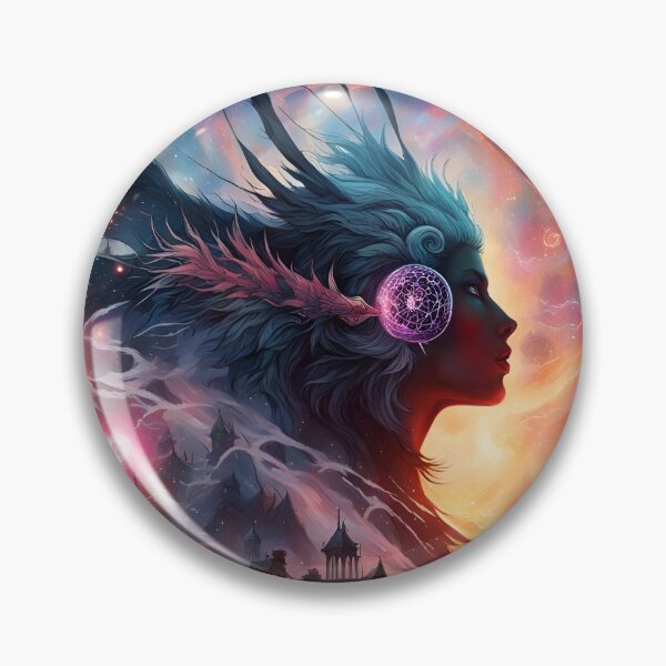 Item preview, Celtic Goddess Cosmic Portrait designed and sold by BansheeTales.