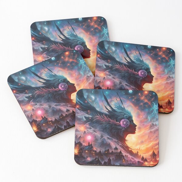 Item preview, Celtic Goddess Cosmic Portrait designed and sold by BansheeTales.