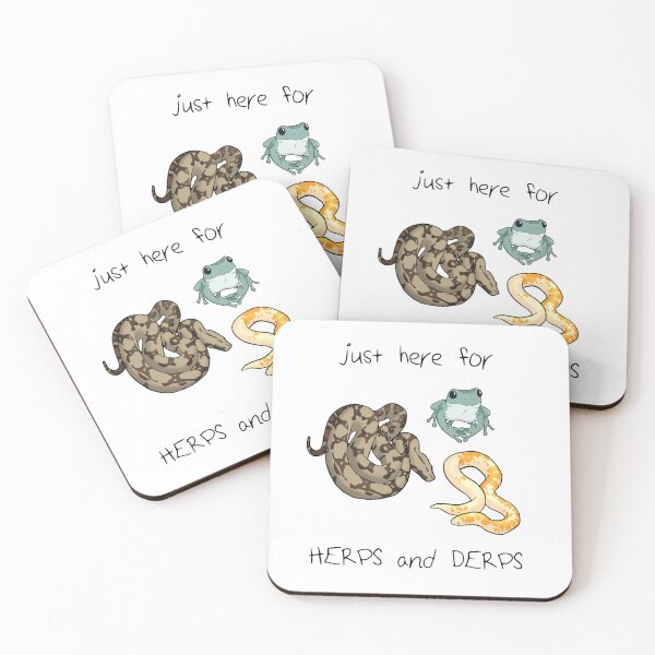 Item preview, Just Here For Herps and Derps designed and sold by Seren14.