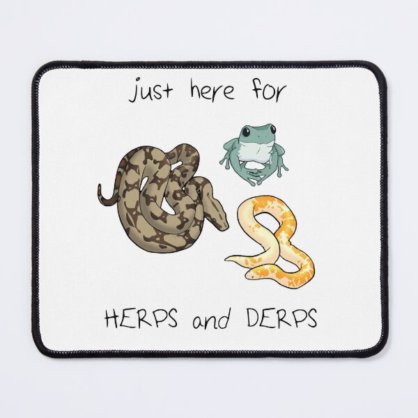 Item preview, Just Here For Herps and Derps designed and sold by Seren14.