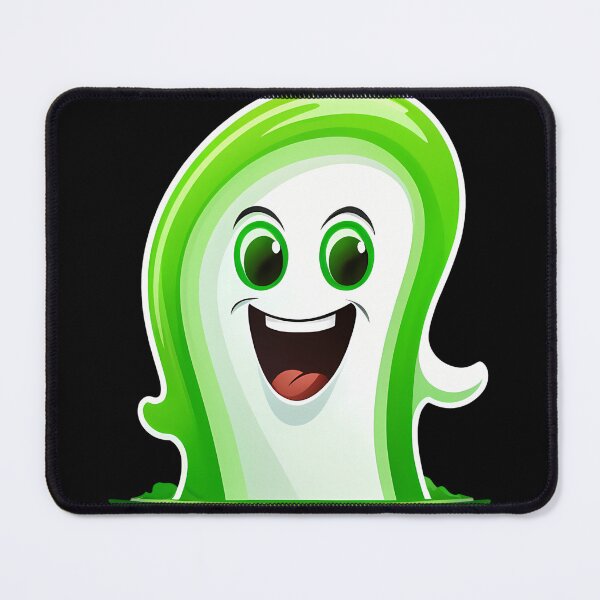 Item preview, Bewitched Digital Art: Find the Smiling Green Ghost designed and sold by Artedig.