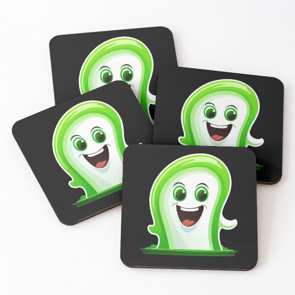 Item preview, Bewitched Digital Art: Find the Smiling Green Ghost designed and sold by Artedig.