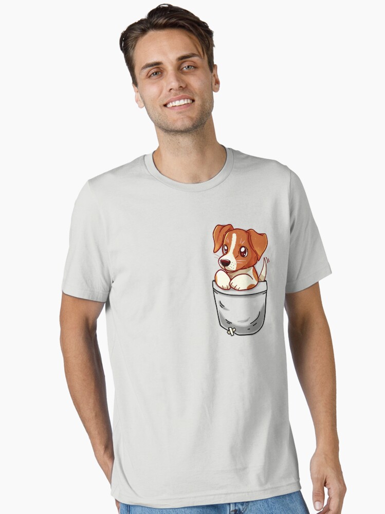 Adorable Little Jack Russell Terrier In The Pocket T-Shirt Adorable Little Jack Russell Terrier In The Pocket T-Shirt