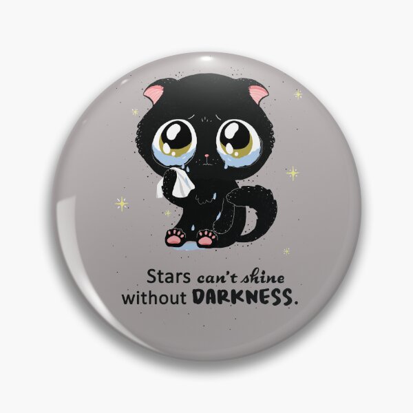 Item preview, Black, tearful cat. designed and sold by kidizajn.