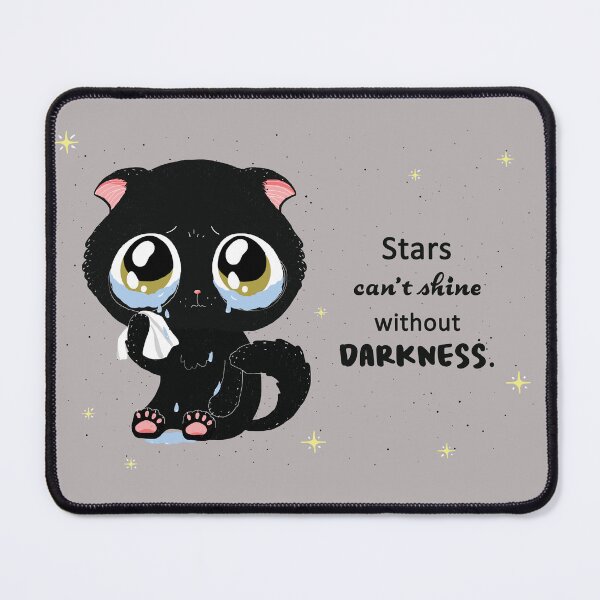 Item preview, Black, tearful cat. designed and sold by kidizajn.