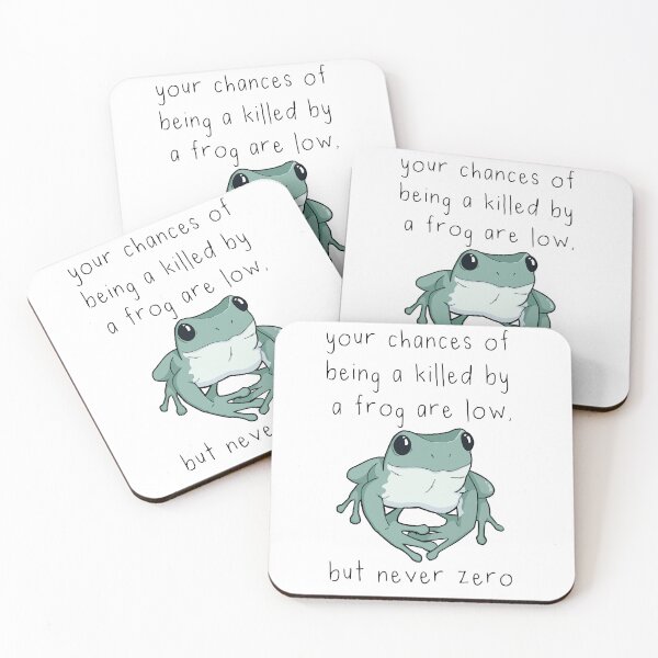 Item preview, Chances of Being Killed by a Frog designed and sold by Seren14.
