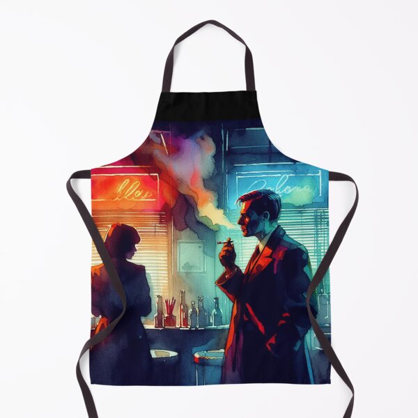 Item preview, Neo Noir Vintage Evening Meeting [Watercolor] designed and sold by RESToRAPTOR.