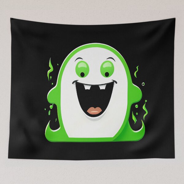 Item preview, Festival of Colors: Green Ghost Digital Art Revealed designed and sold by Artedig.