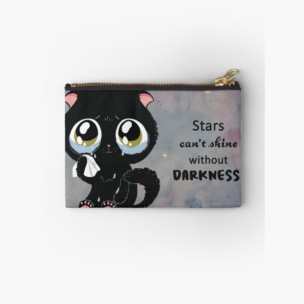 Item preview, Black, tearful cat. designed and sold by kidizajn.