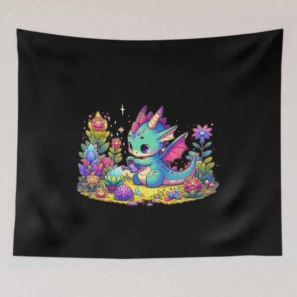 Item preview, Enchanted Garden of the Kawaii Dragonet designed and sold by lAnJefurtifeu.