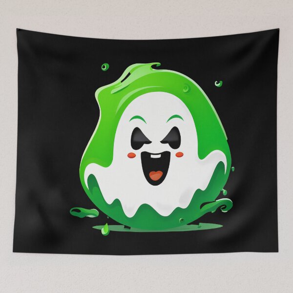 Item preview, Pixelated Smiles: Digital Art with the Green Ghost's Touch designed and sold by Artedig.