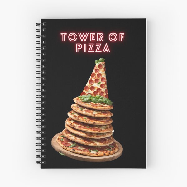 Item preview, TOWER OF PIZZA FUNNY DESIGN designed and sold by asudesign.
