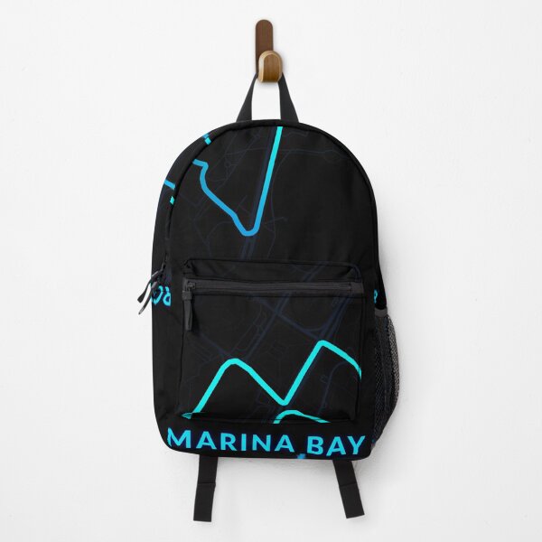 Item preview, Marina Bay Street Circuit in Singapore in Blue Neon style designed and sold by Jerhus.